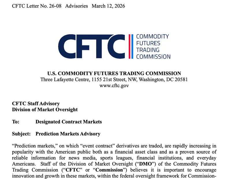 Law, CFTC, United States, Derivatives, Prediction Markets
