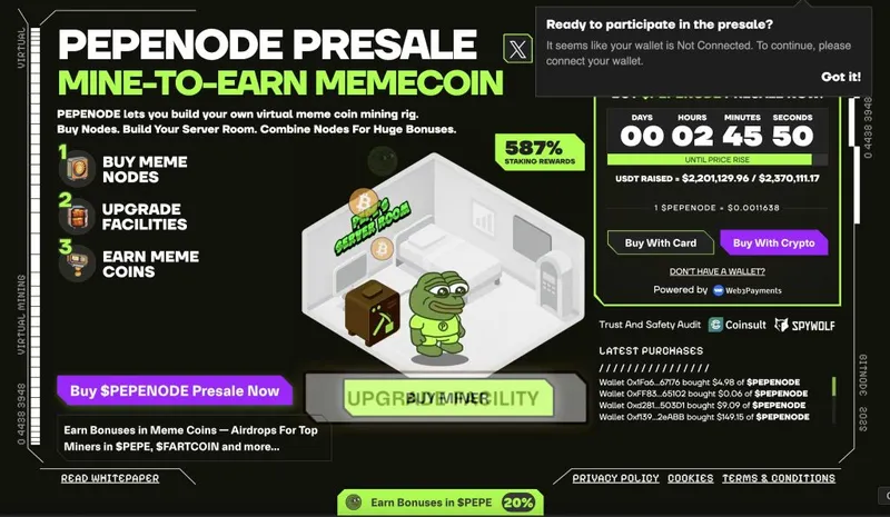 pepenode crypto presale