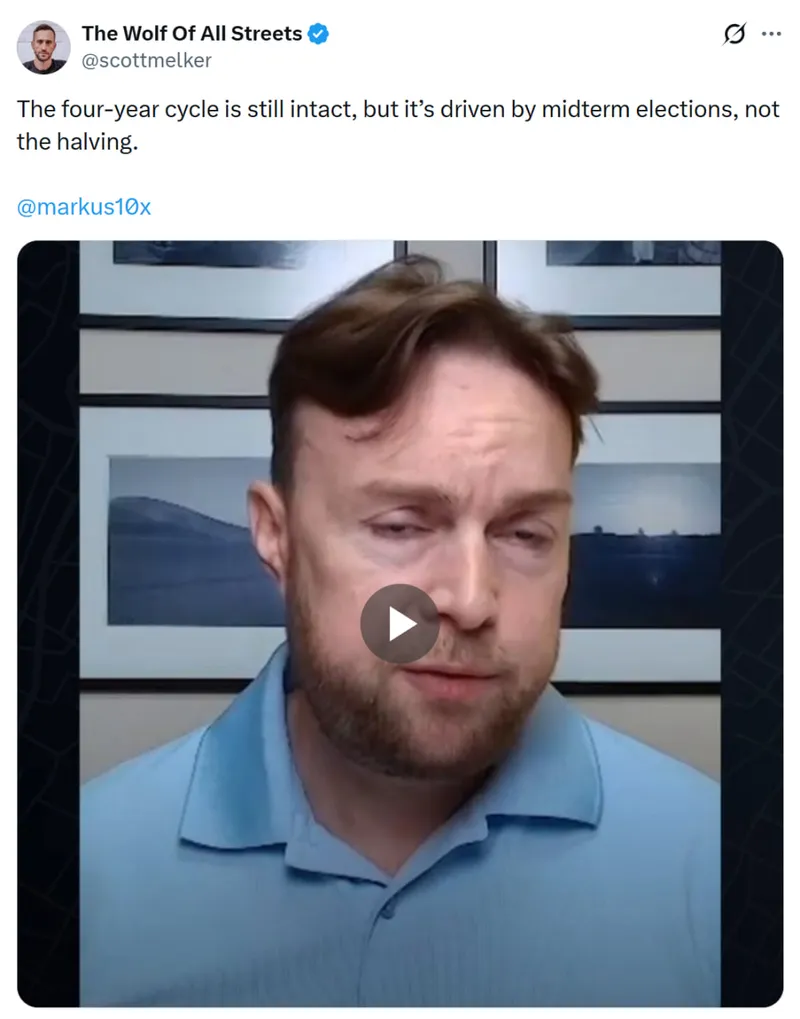 比特币四年周期转向政治与流动性驱动