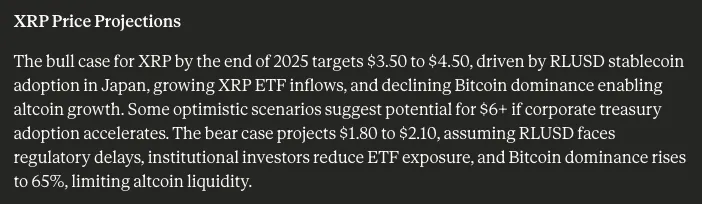 claude ai predicts xrp
