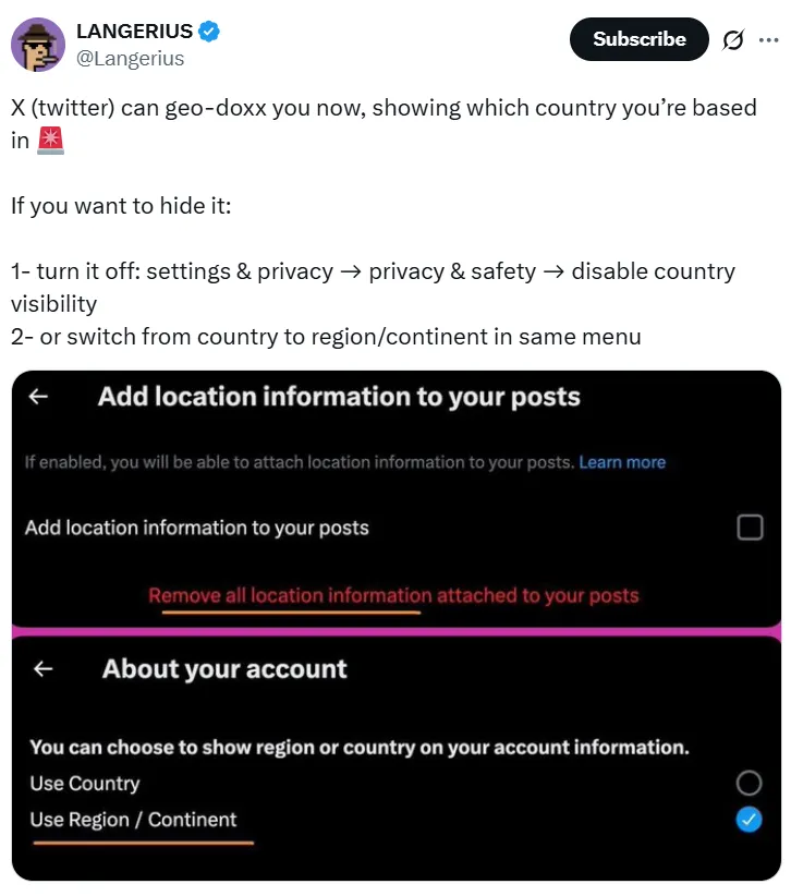 Privacy, Vitalik Buterin, Social Media