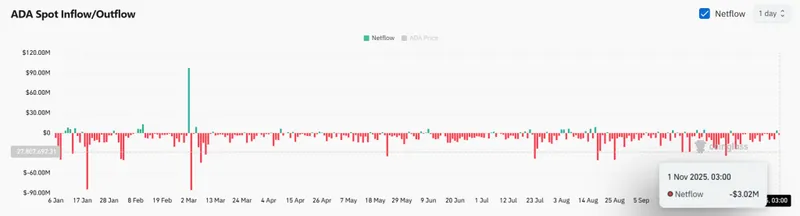 ada exchange netflows