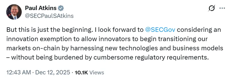 美国金融市场加速链上转型DTCC获代币化试点批准