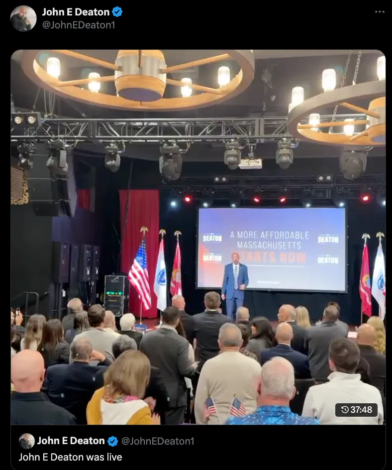 瑞波币律师Deaton再战2026年参议院席位