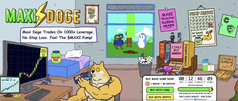 maxi doge crypto presale