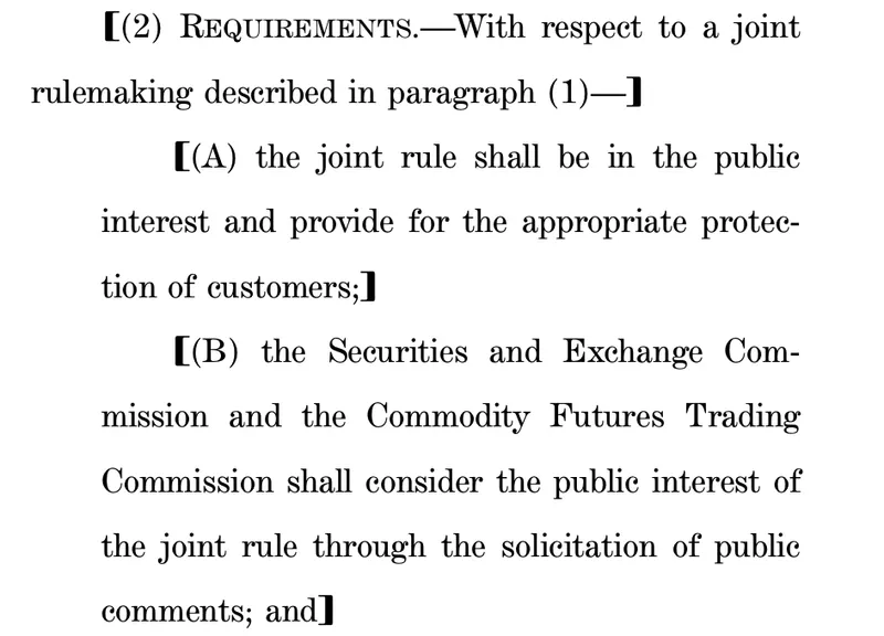 美国参议院农业委员会发布加密市场监管法案草案