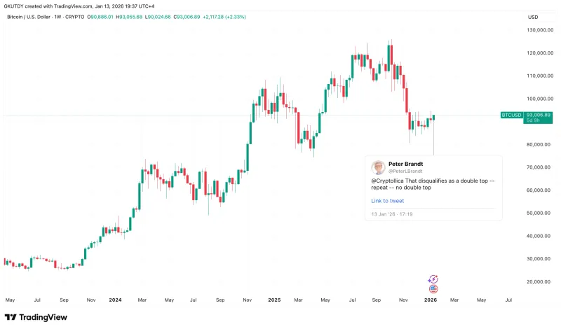 彼得·布兰特重塑比特币走势，称其与黄金历史相似