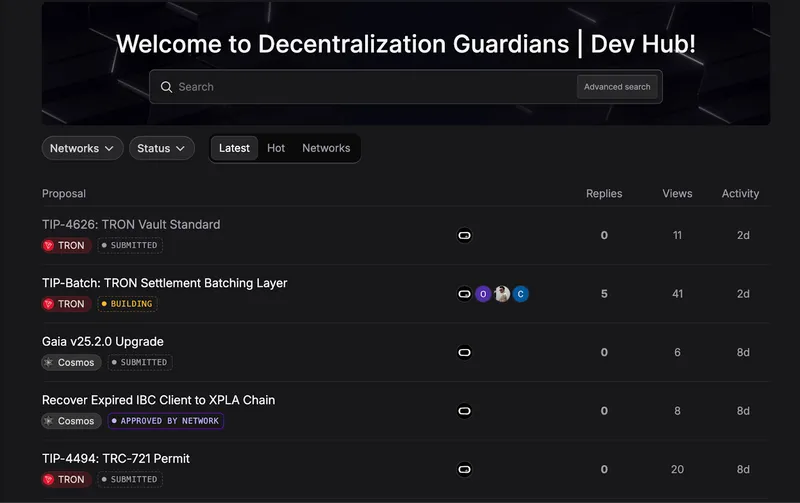 区块链升级提案：CTDG开发者中心的创新路径