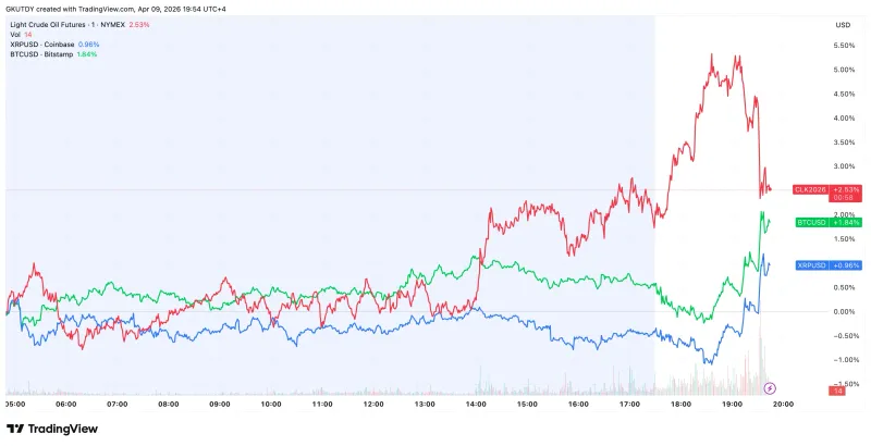 比特币和XRP逆势上涨，油价突破100美元引发市场新动向