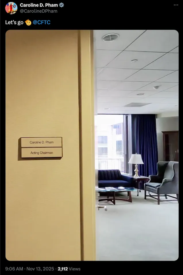 SEC与CFTC恢复运作43天停摆后重返监管岗位