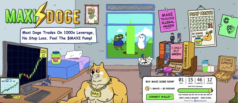 maxi doge crypto presale