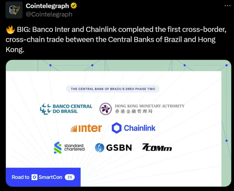 巴西与香港合作测试区块链国际贸易融资系统