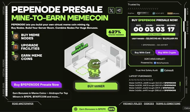 pepenode crypto presale