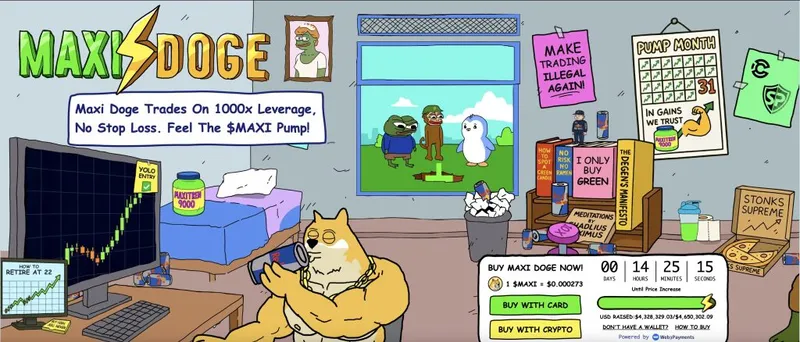 maxi doge crypto presale