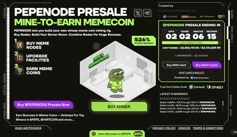 pepenode crypto presale