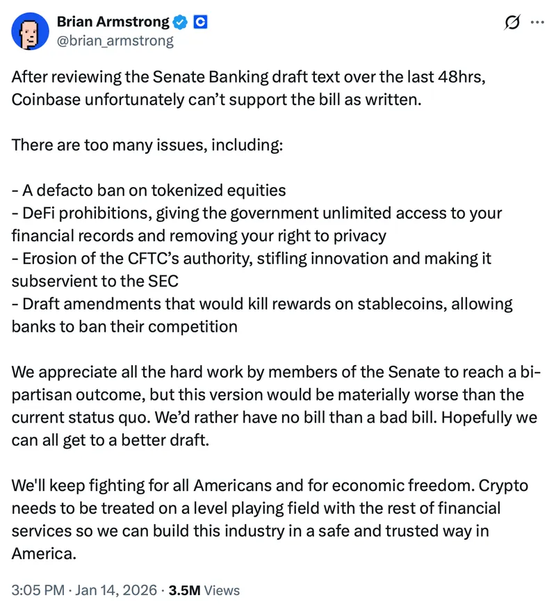 Coinbase, Kraken, Banks, United States, White House, Donald Trump