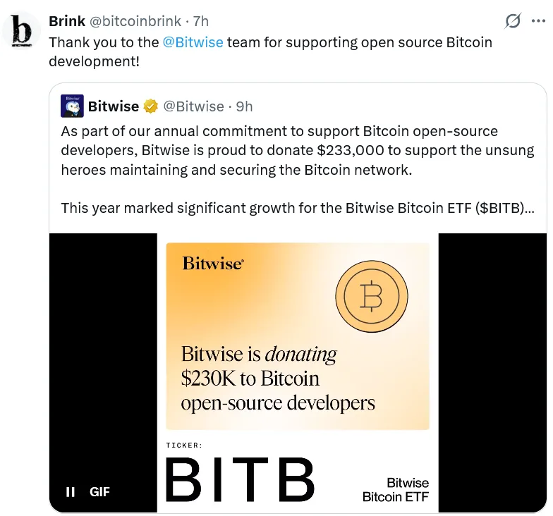 Donations, developers, Bitcoin ETF