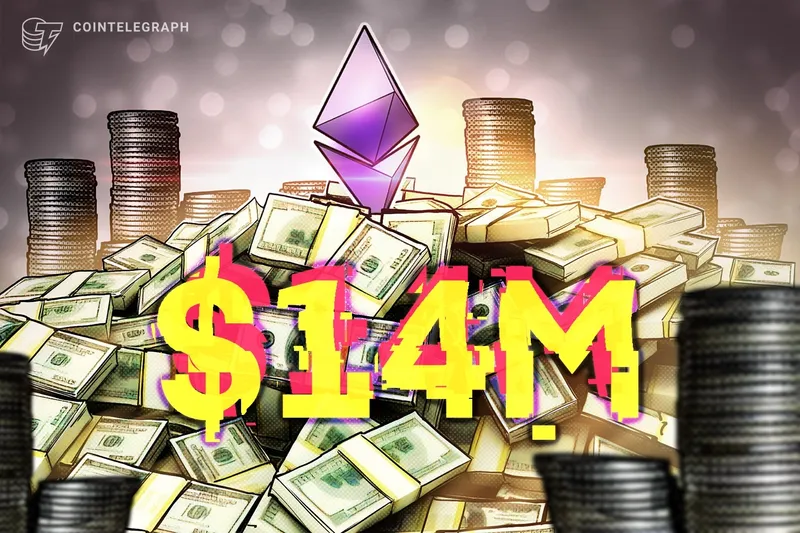 随着财库押注亏损加剧,FG Nexus 再度抛售价值 1400 万美元的以太坊(ETH)