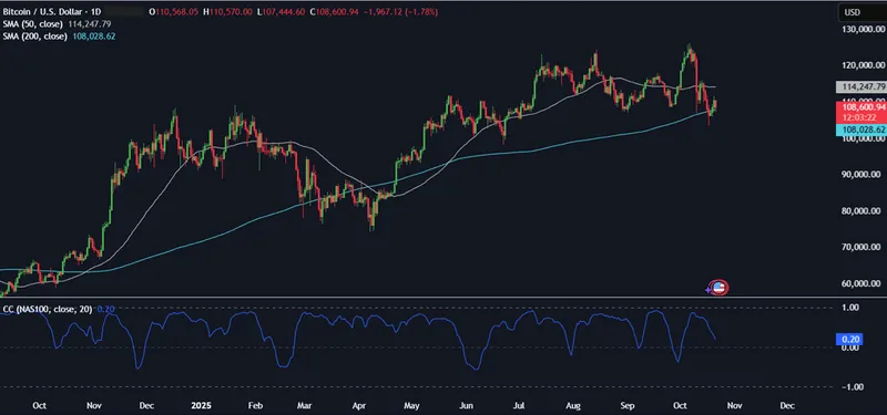 比特币跌破11万机构抛售加剧市场避险情绪升温